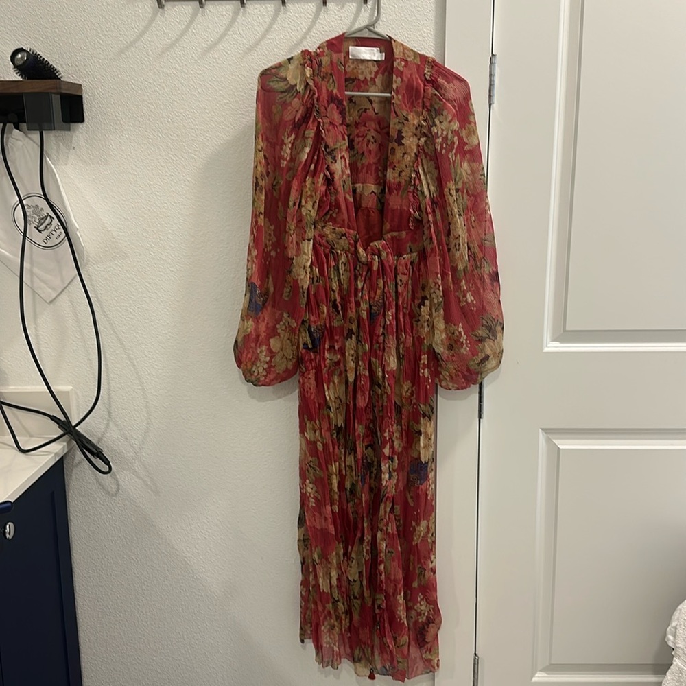 Printed Zimmermann silk dress